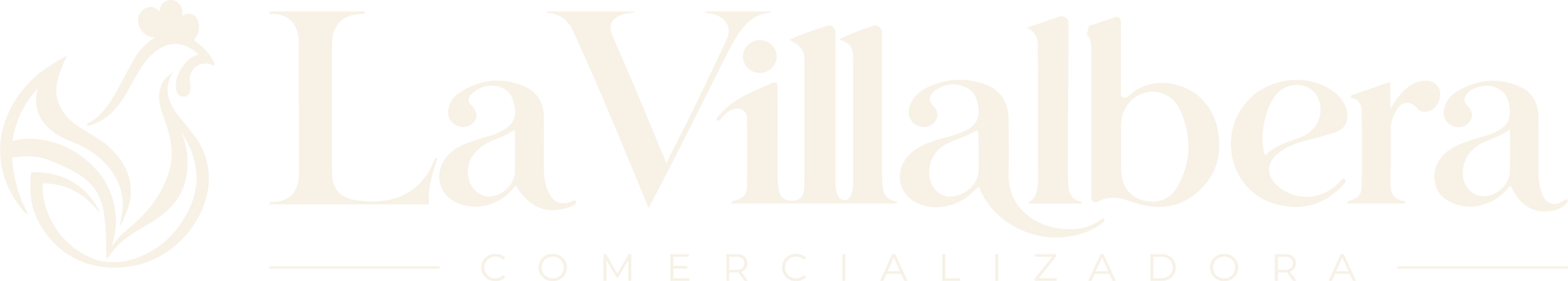Variación del logo de La Villalbera